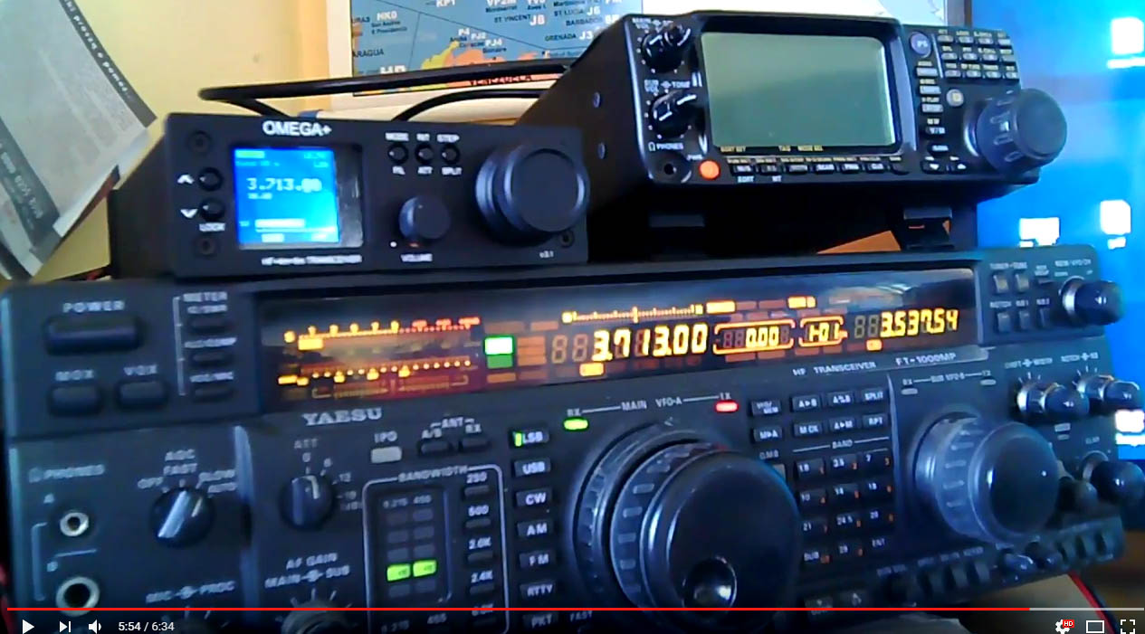 Omega + vs Yaesu FT 1000