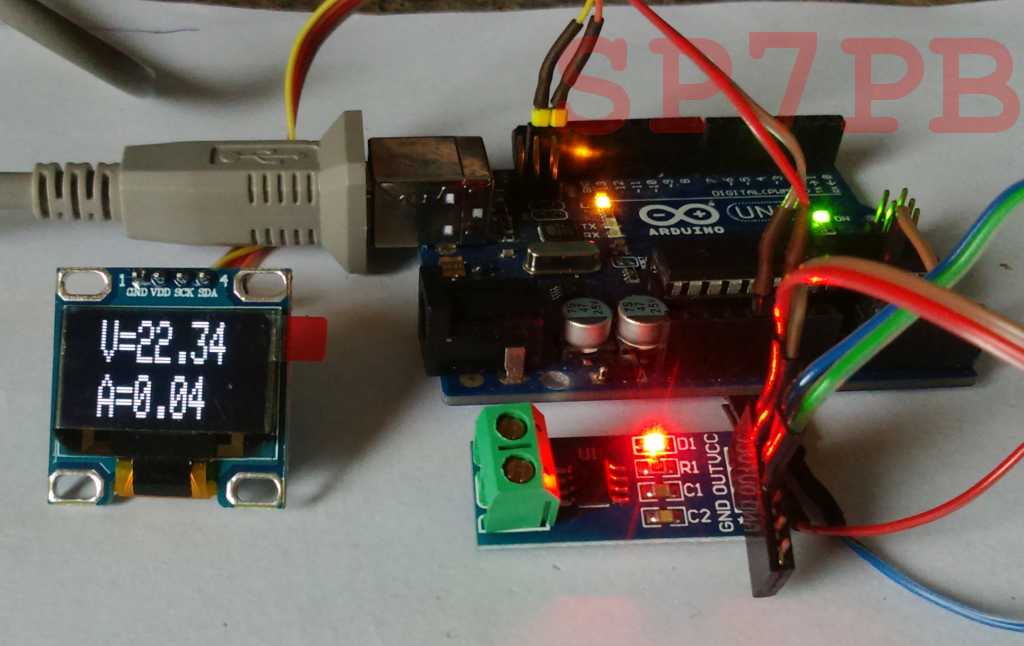 Arduino pomiar pradu i napiecia 1